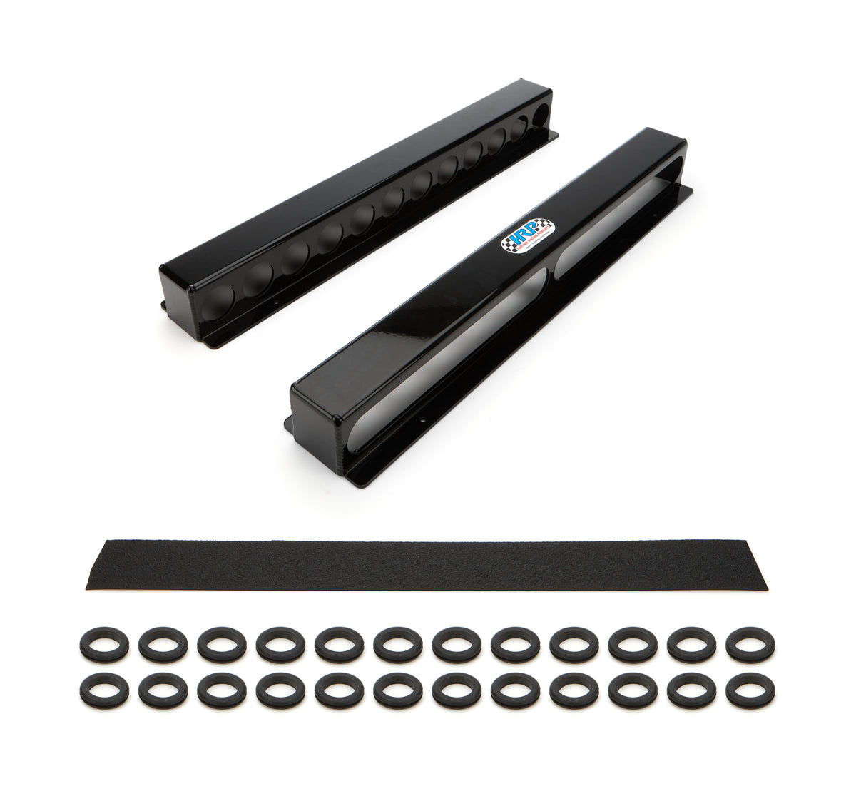 HRP Wall Mount Torsion Bar Rack - 12 Bar Capacity - Black