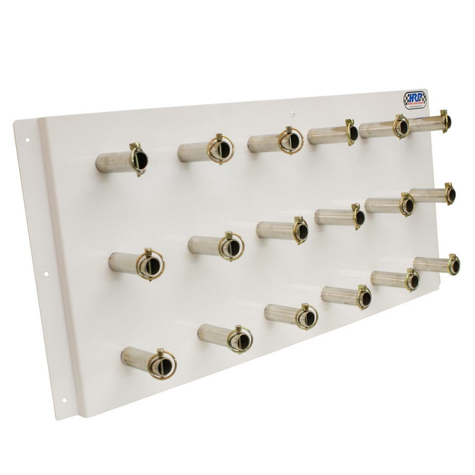 HRP Horizontal Quick Change Gear Rack - 33.25 in Wide - 15 in Tall - 18 Gear Capacity - White