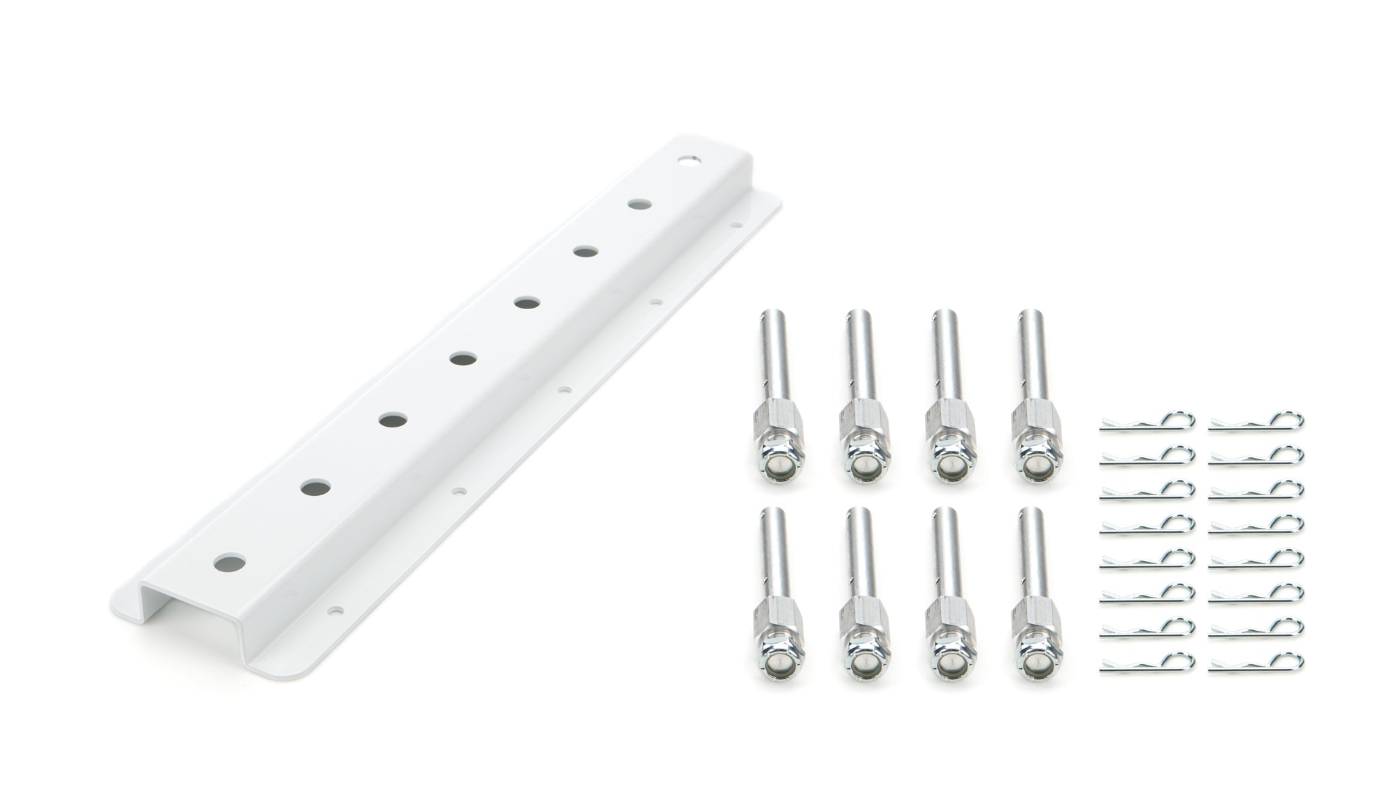 Hepfner Racing Products HRP6522D-20-WHT HRP Double Row Wall Mount Shock ...
