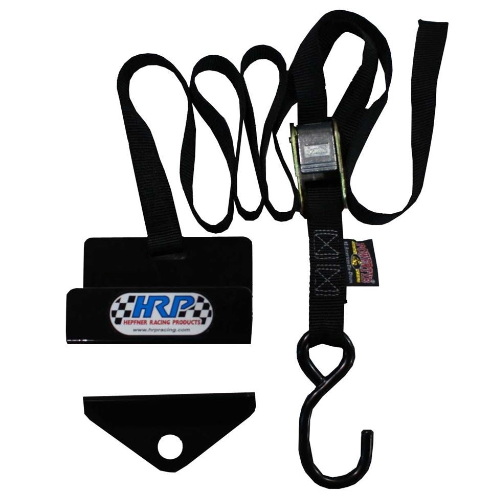 HRP Wing Cinch Strap - 80 in Long - Single Hook - Nylon - Black