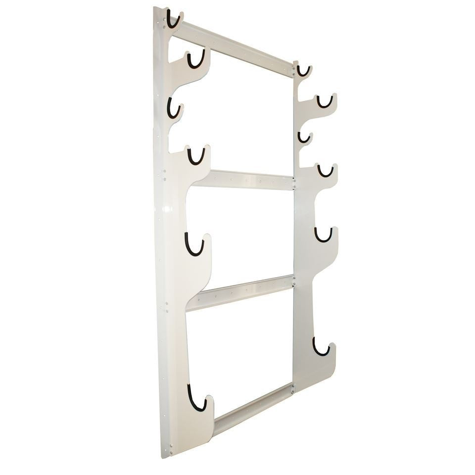 HRP Wall Mount Axle Rack - Holds 2 Axles - White