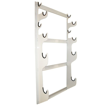 HRP Wall Mount Axle Rack - Holds 2 Axles - White