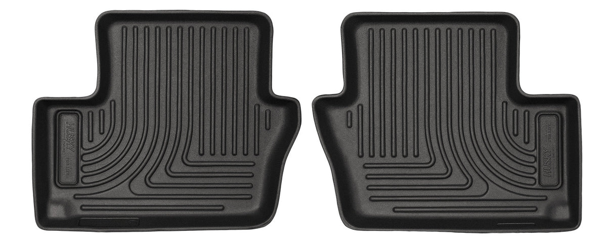 Husky Liners WeatherBeater 2nd Row Floor Mat - Black - Dodge Caliber 2007-12 / Jeep Compass / Patriot 2007-17