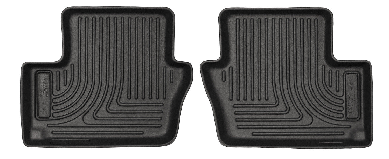 Husky Liners WeatherBeater 2nd Row Floor Mat - Black - Dodge Caliber 2007-12 / Jeep Compass / Patriot 2007-17