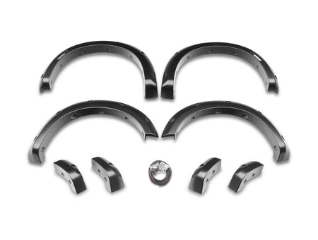 Husky Liners Pocket Style Fender Flares - Front / Rear - Black - Toyota Midsize SUV 2014-24