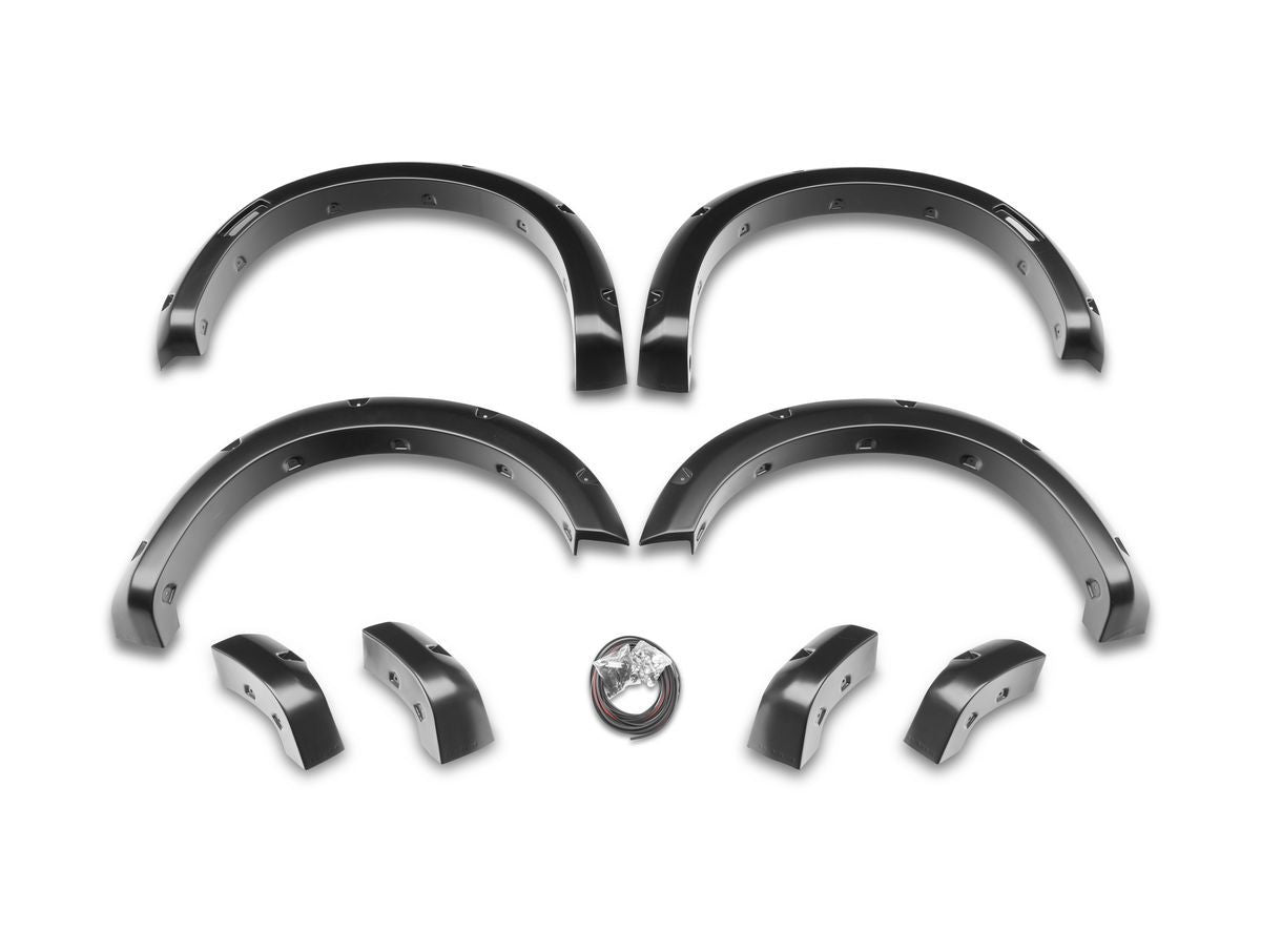 Husky Liners Pocket Style Fender Flares - Front / Rear - Black - GM Fullsize Truck 2007-14
