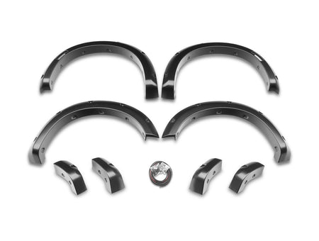 Husky Liners Pocket Style Fender Flares - Front / Rear - Black - GM Fullsize Truck 2007-13