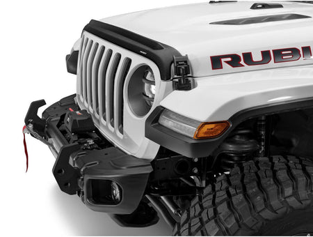 Husky Liners Aeroskin II Hood Protector - Black - Jeep Gladiator 2020-25 / Jeep Wrangler JL 2018-25