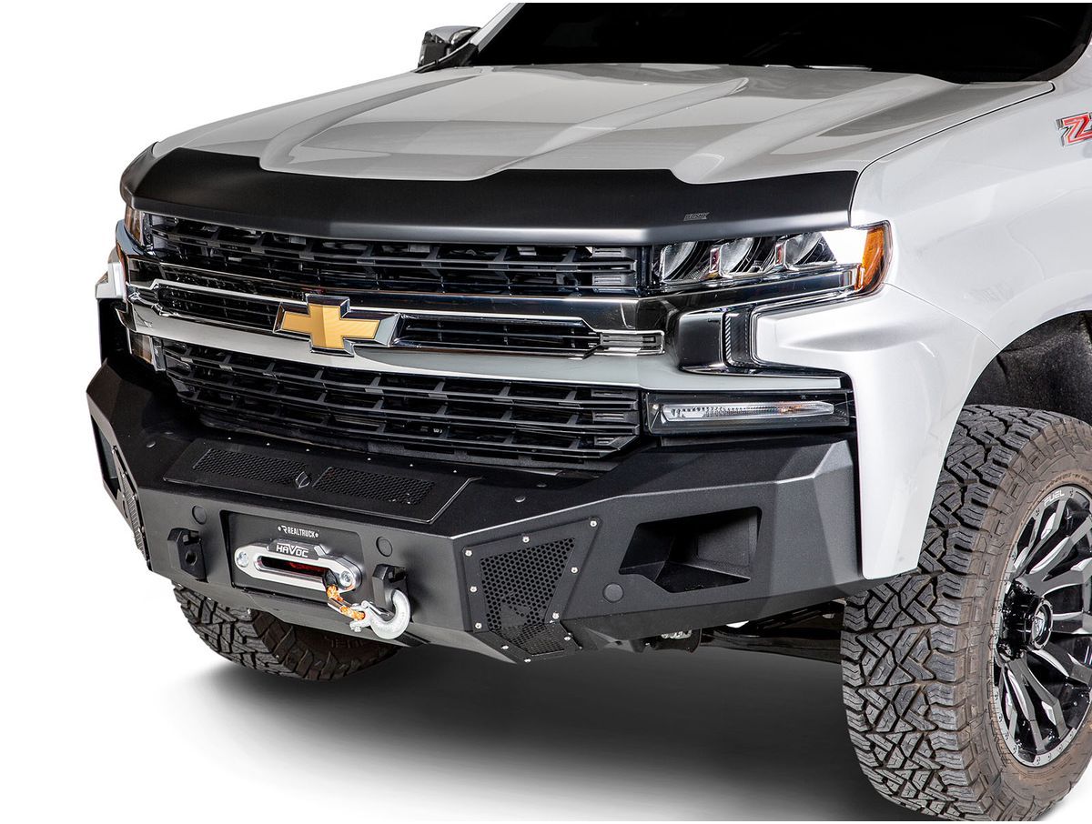 Husky Liners Aeroskin Low Profile Hood Protector - Matte Black - GM Fullsize Truck 2019-25