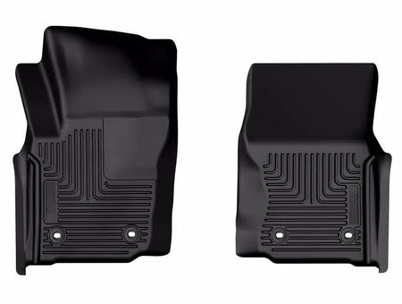 Husky Liners X-ACT Contour Front Floor Liner - Black / Textured - Double Cab / Toyota Midsize Truck 2024 (Pair) 54351
