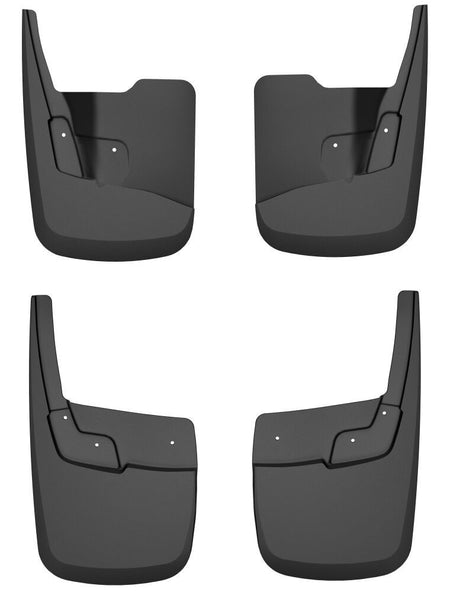 Husky Liners Mud Guards Front / Rear Mud Flap Kit - Black / Textured - GM Midsize Truck 2023-24