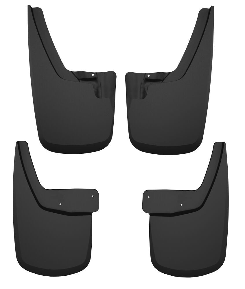 Husky Liners Mud Guards Front / Rear Mud Flap Kit - Black / Textured - GM Midsize Truck 2023-24
