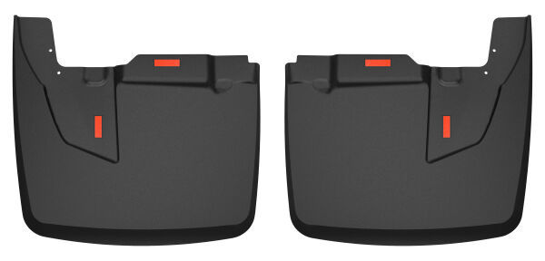 Husky Liners Mud Guards Rear Mud Flap - Black / Textured - Dually (Ram Fullsize Truck 2019-24)