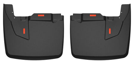 Husky Liners Mud Guards Rear Mud Flap - Black / Textured - Dually (Ram Fullsize Truck 2019-24)