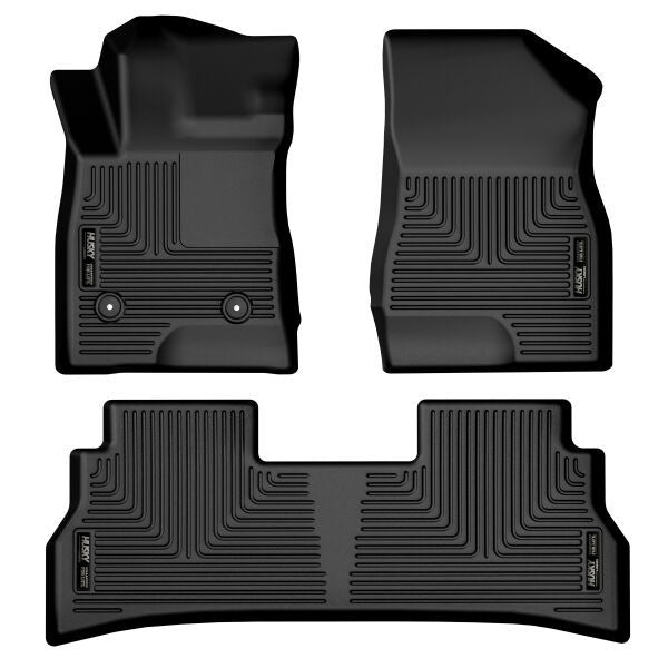 Husky Liners WeatherBeater Front / Rear Floor Liner - Black - GM Compact SUV 2024