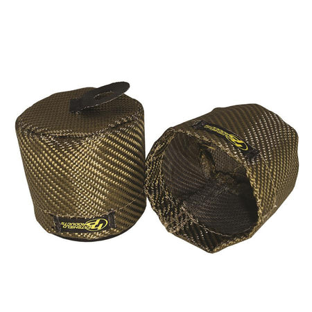 Heatshield Products Lava HeatShield Oil Filter Heat Shield - 3.7 in Diameter - 3.8 in Tall - Ford Modified / Mopar