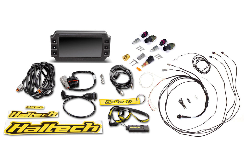 Haltech iC-7 Classic Gauge Panel - 7 in Screen - Programmable - Black Face