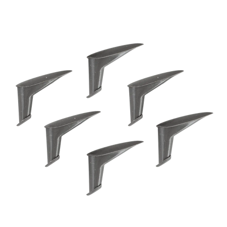 Zamp ZR Vent Plugs - Black (6 Pack)