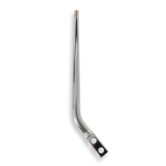 Hurst Single Bend Shifter Stick - 12.5 in - 6-1/2 in Set-Back - Chrome