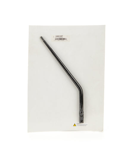 Hurst Single Bend Shifter Stick - 12.5 in - 6-1/2 in Set-Back - Black 53851HST