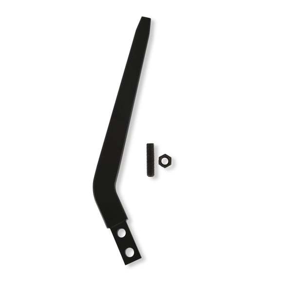 Hurst Single Bend Shifter Stick - 10 in - 5-1/2 in Set-Back - Black 53903HST