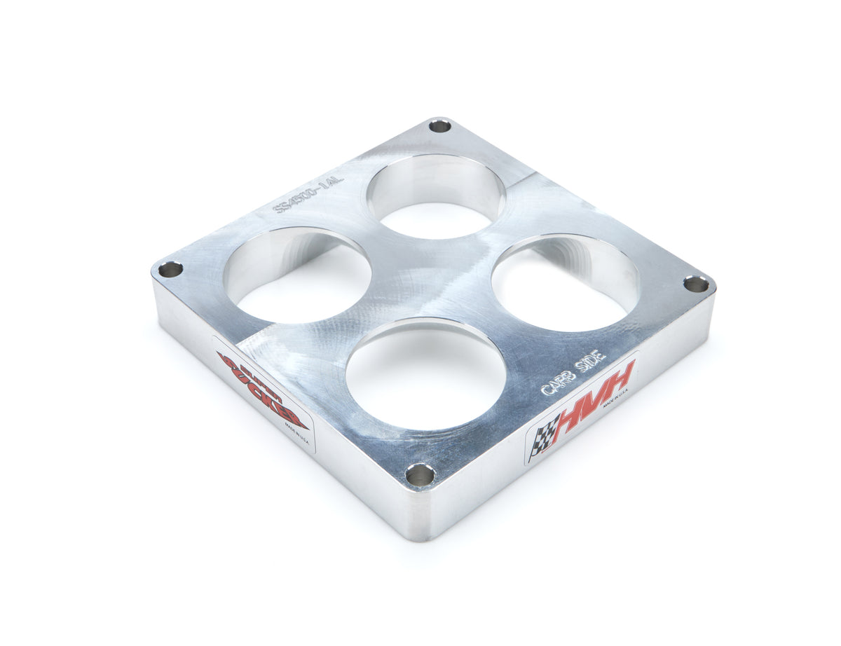 HVH Super Sucker Aluminum Carburetor Spacer - 1 in Thick - 4 Hole - Dominator Flange