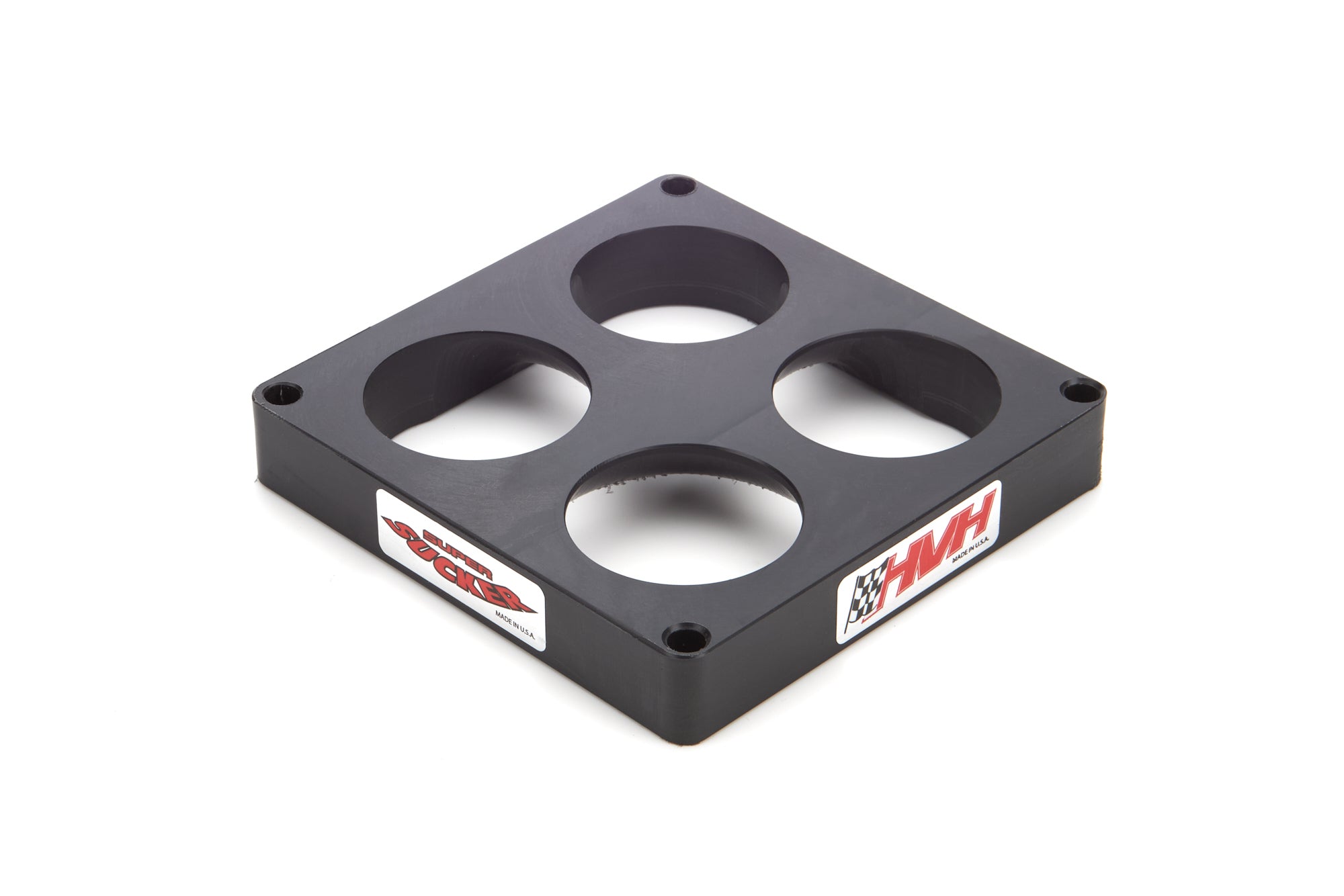 HVH Super Sucker Plastic Carburetor Spacer - 1 in Thick - 4 Hole - Dominator Flange - 1250 CFM Carburetors