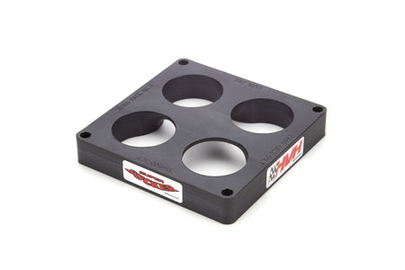 HVH Super Sucker Plastic Carburetor Spacer - 1 in Thick - 4 Hole - Dominator Flange - Cloverleaf Manifold