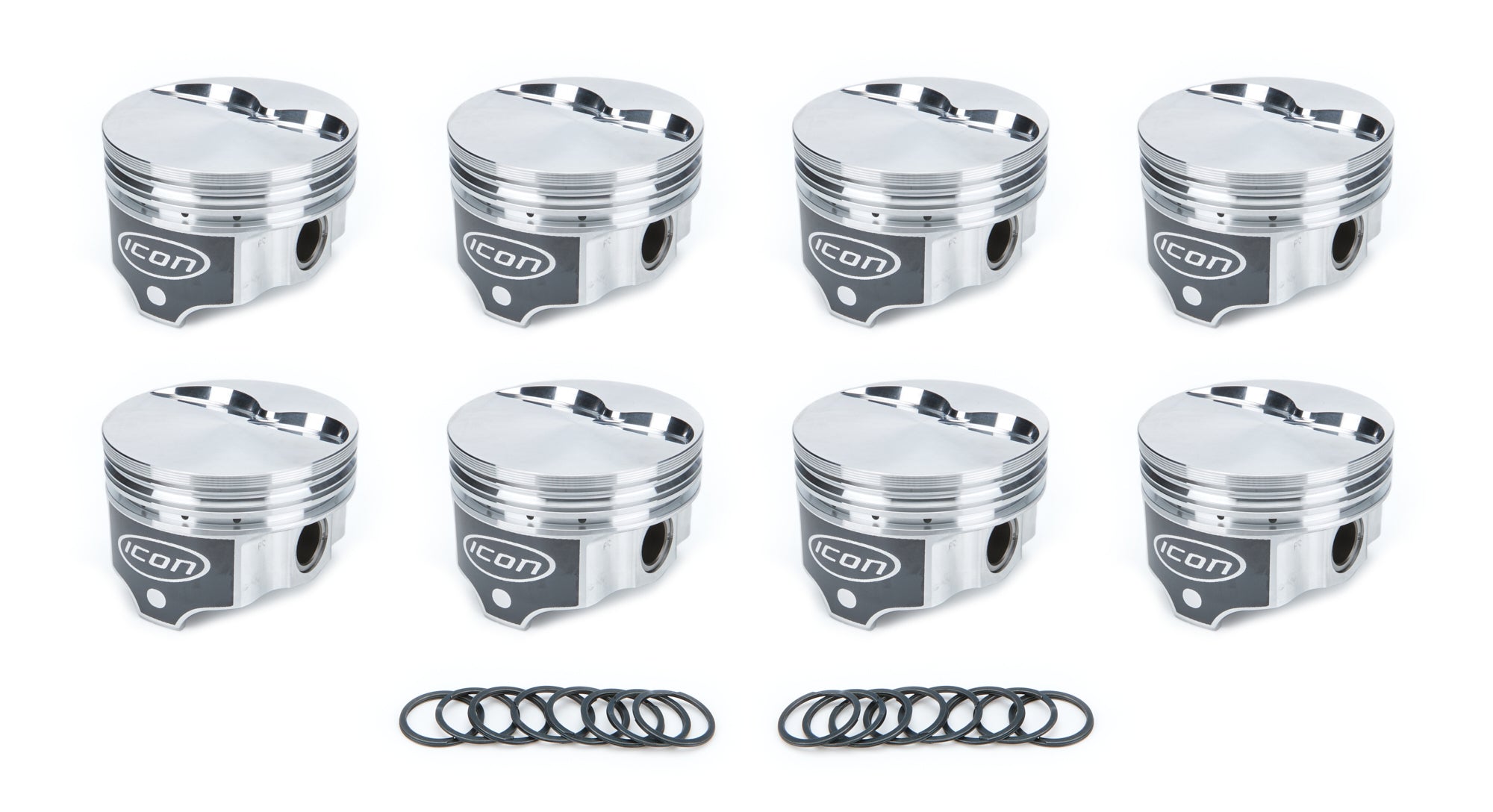 Icon Premium Forged Forged Piston - 4.060 in Bore - Small Block Mopar (Set of 8)