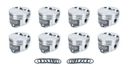 Icon Premium Forged Forged Piston - 4.060 in Bore - Small Block Mopar (Set of 8)