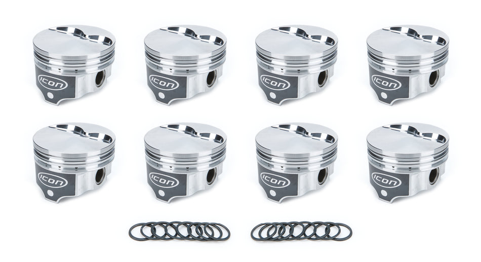 Icon Premium Forged Forged Piston - 4.060 in Bore - Small Block Mopar (Set of 8)