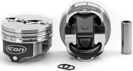 Icon Premium Forged Piston - 4.350 in Bore - Mopar B-Series (Set of 8)