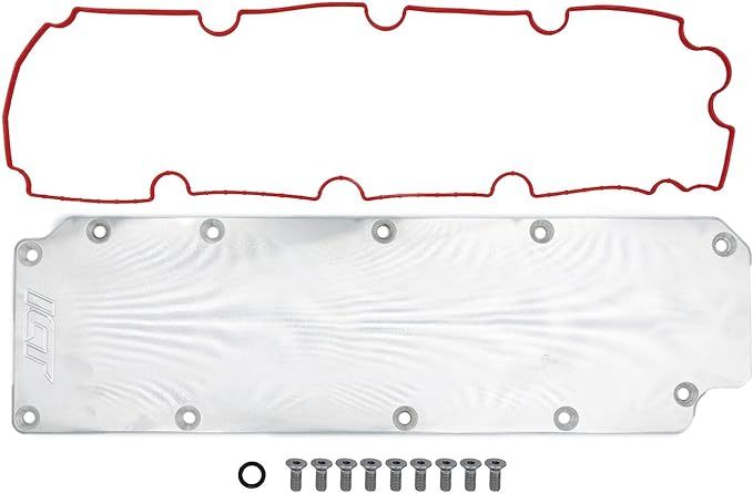 ICT Billet Valley Cover - Polished - Direct Injection - GM GenV LT-Series