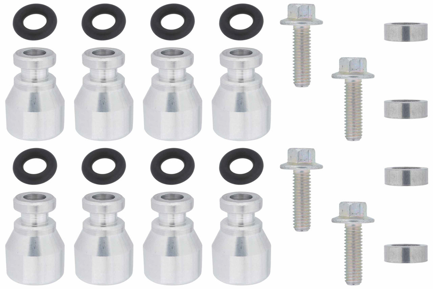ICT Billet Fuel Injector Spacer - GM LS-Series (Set of 8)