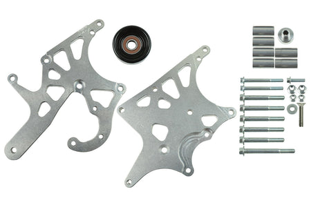 ICT Billet High Mount Alternator Bracket Left Side Head Mount - GM LS-Series