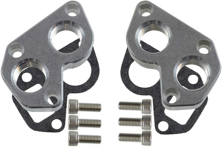 ICT Billet Standard to Remote Water Pump Adapter - 12 AN Female O-Ring Ports - (Pair)