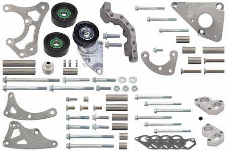 ICT Billet Head Mount RH Alternator Bracket - GM LS-Series 551565LS0WP-3