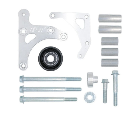 ICT Billet Left Side Alternator Bracket Low Block Mount - GM LS-Series