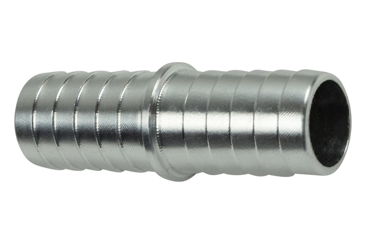 ICT Billet Straight 5/8 in Hose Barb to 5/8 in Hose Barb Fitting - Clear