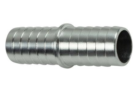 ICT Billet Straight 5/8 in Hose Barb to 5/8 in Hose Barb Fitting - Clear