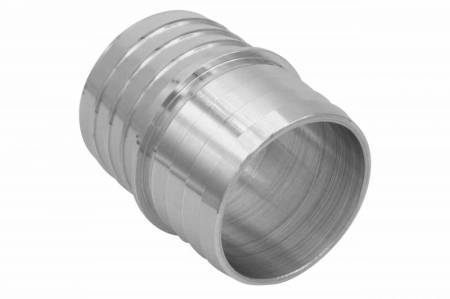 ICT Billet Straight 1-3/4 in Hose Barb to 2 in Hose Barb Fitting - Natural