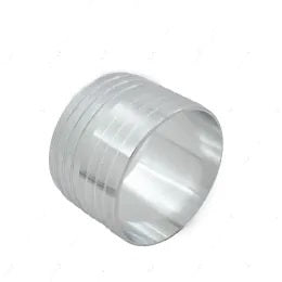 ICT Billet Straight 3 in Hose Barb to 3 in Hose Barb Fitting - Natural