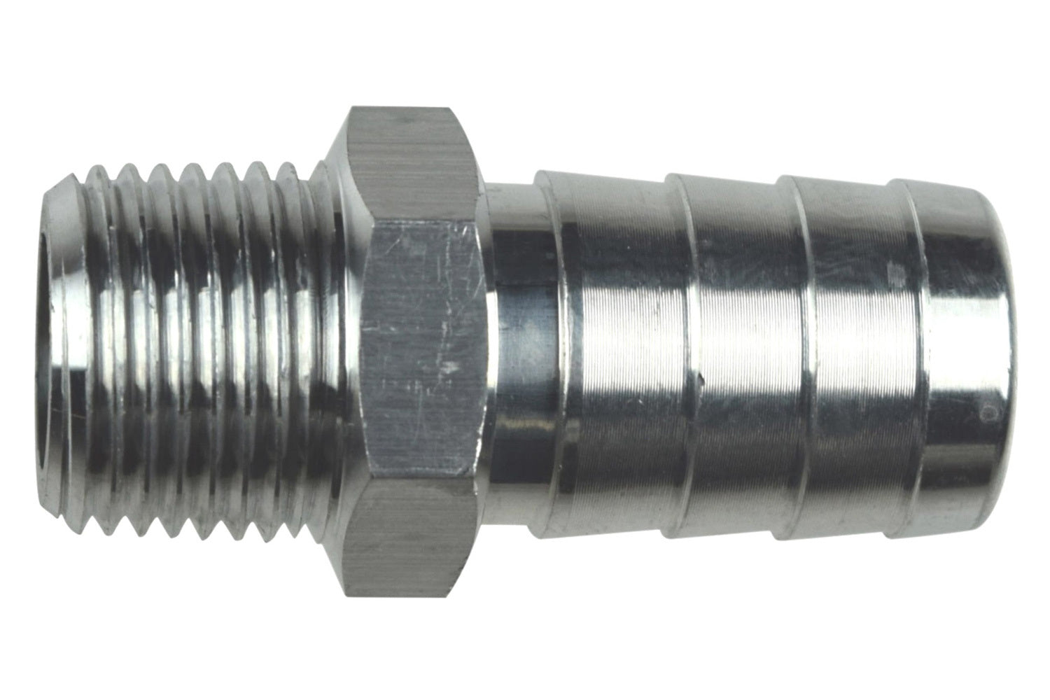ICT Billet 3/8 in NPT Male to 5/8 in Hose Barb Fitting