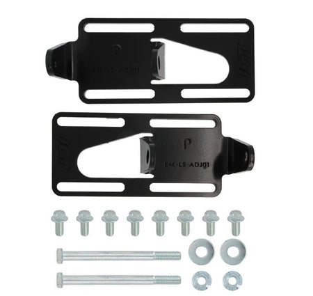 ICT Billet Motor Mount Kit - Black - GM LS-Series - GM F-Body 1970-81