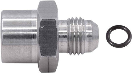 ICT Billet Straight 6 AN Male to 16 mm x 1.50 Female O-Ring Fitting - Clear