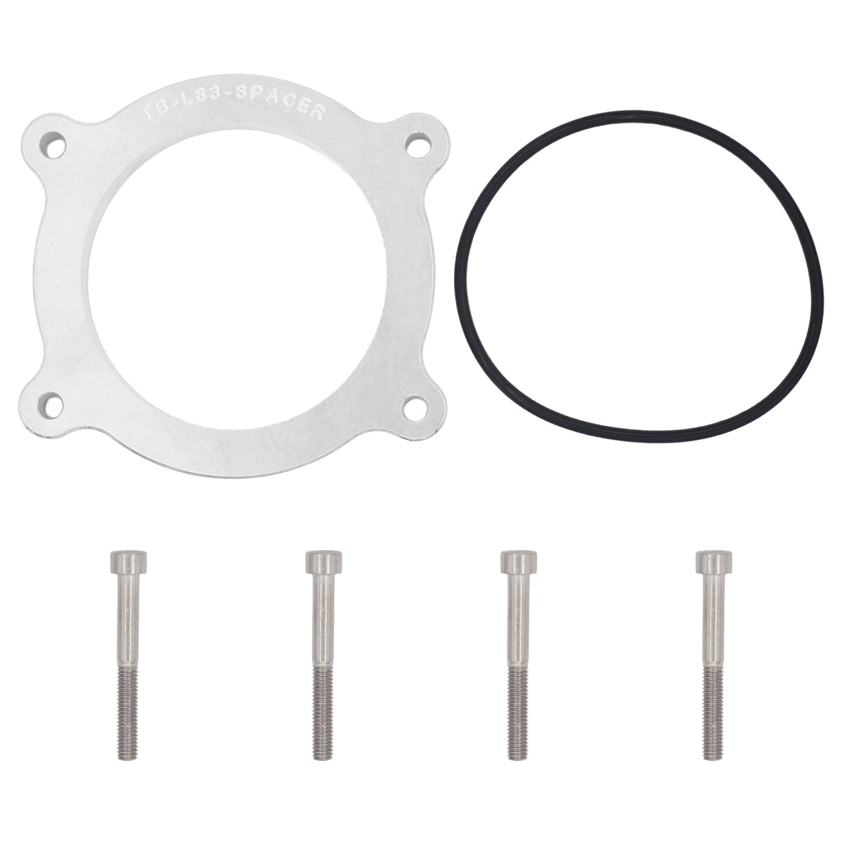 ICT Billet Throttle Body Spacer - 1/2 in Thick - GM LS-Series