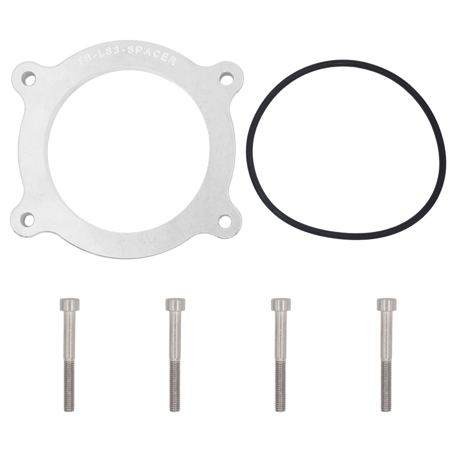ICT Billet Throttle Body Spacer - 1/2 in Thick - GM LS-Series