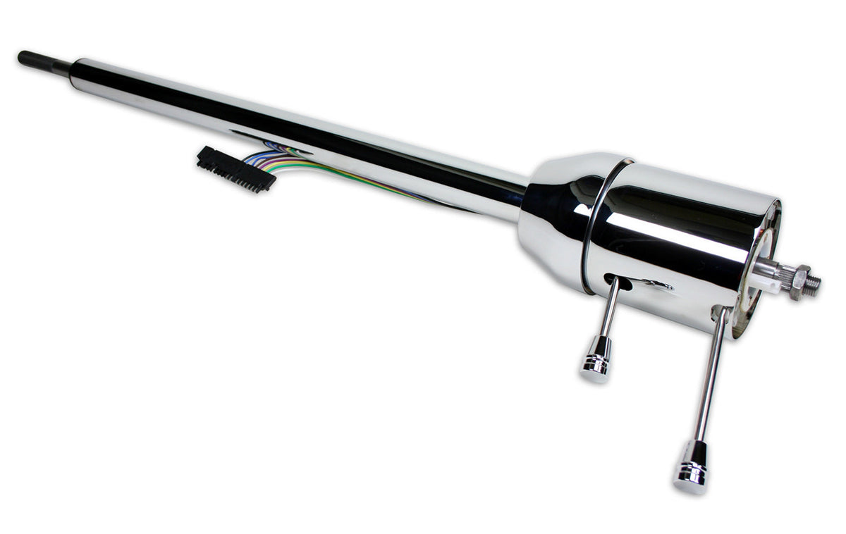 ididit Retrofit Tilt Steering Column - Floor Shift - Chrome