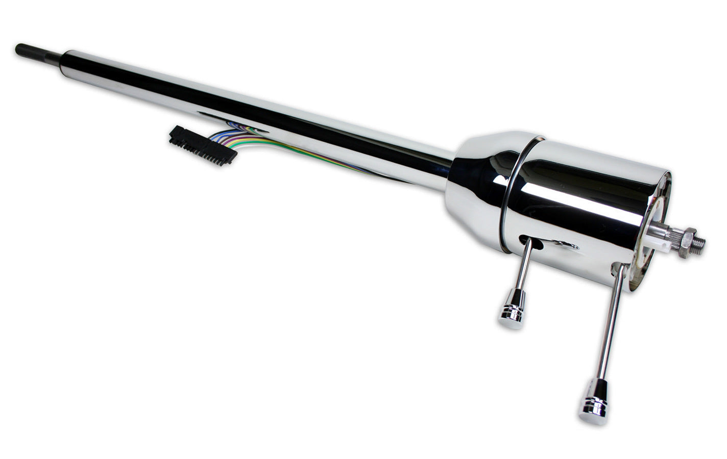 ididit Retrofit Tilt Steering Column - Floor Shift - Chrome