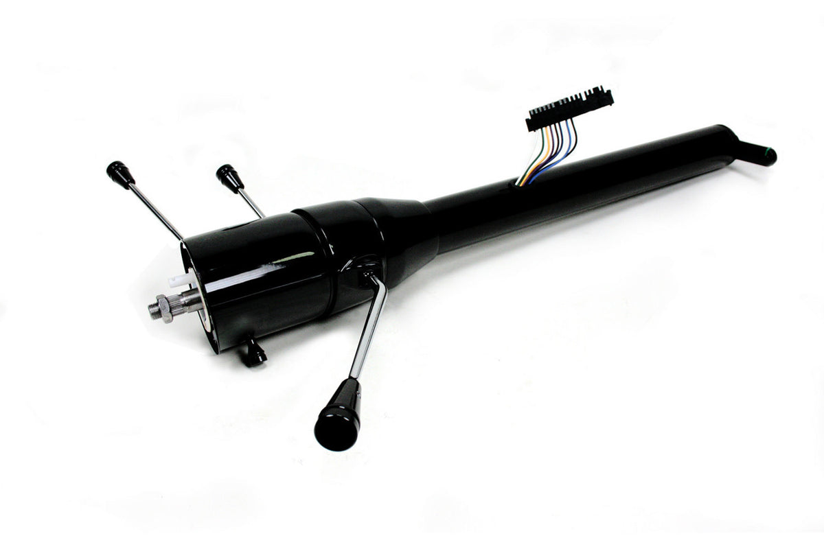 ididit Tilt Steering Column - Column Shift - 2-1/4 in Tube - 30 in Length - Black